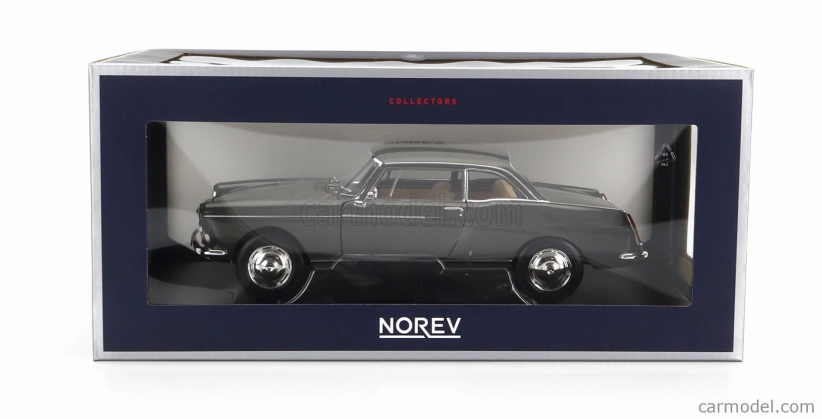 Norev Peugeot 404 Coupe 1967 1:18 Grafitová Šedá