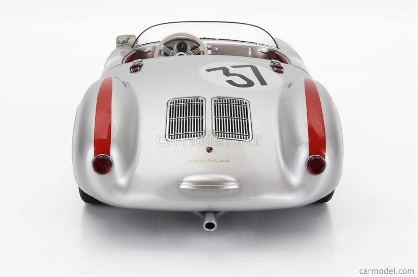 Porsche 550 Rs Spider 1.5l Team Porsche Kg N 37 24h Le Mans 1955 H.polensky - R.von Frankenberg 1:12 Silver