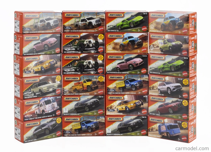 Mattel hot wheels BMW Set Assortment 48 Cars Pieces 1:64 Různé