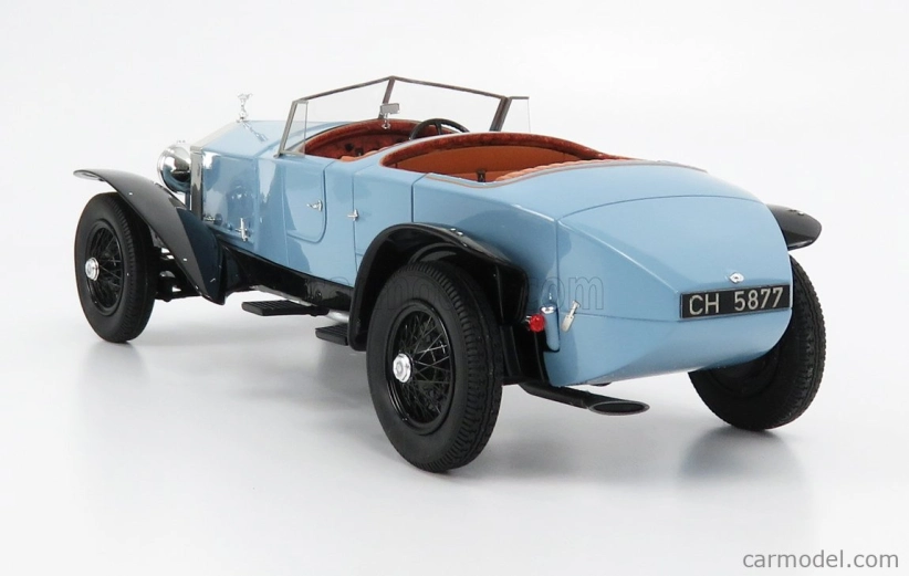 Matrix scale models Rolls royce Phantom Experimental Vehicle Ch.10ex By Barker Cabriolet 1926 1:18 Černá Světle Modrá