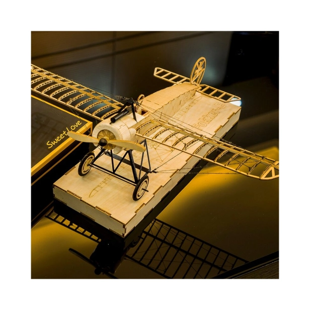 3D puzzle Fokker EIII 1:23 laser cut stavebnica 410 mm
