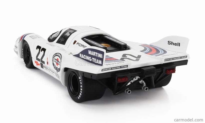 Norev Porsche 917k 4.9l Team Martini Racing N 22 Víťaz 24h Le Mans 1971 Helmut Marko - Gijs Van Lennep 1:18 Biela
