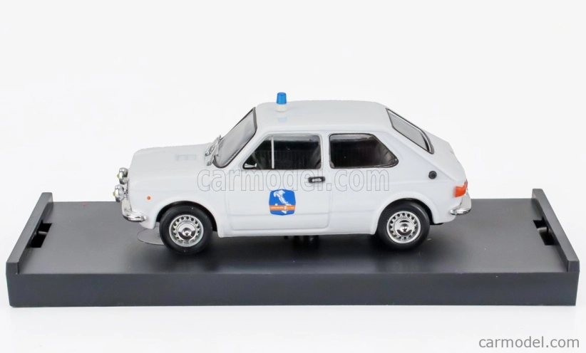 Brumm Fiat 127 1-series Societa' Autostrade Como-chiasso 1971 1:43 Biela