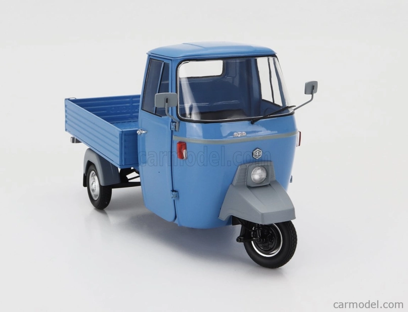 Mitica-diecast Piaggio Ape P501 Open 1979 - Con Vetrina - With Showcase 1:18 Blu 7210 - Modrá