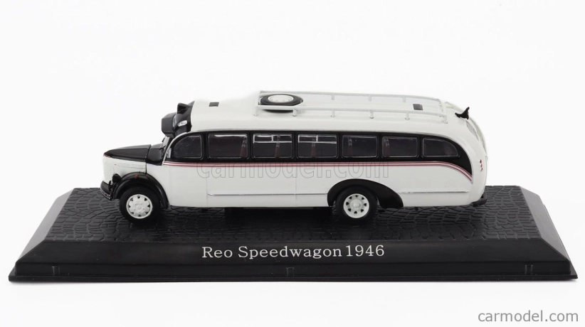 Edicola REO Speedway Autobus 1946 - Damage Display Box 1:72 Bílá Černá