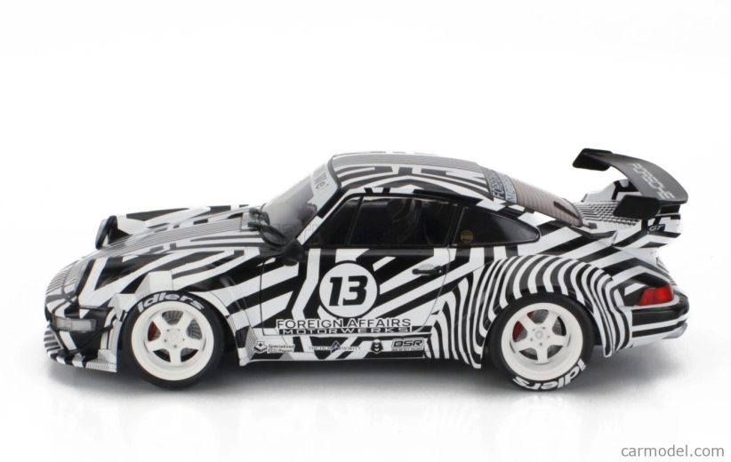 Solido Porsche 911 964 Rwb N 13 Body Kit The Zebra 1994 1:18 Bílá Černá