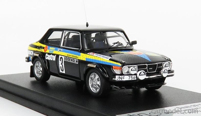 Trofeu Saab 99 Turbo N 3 Winner Rally Sweden 1979 S.blomqvist - B.cederberg 1:43 Black