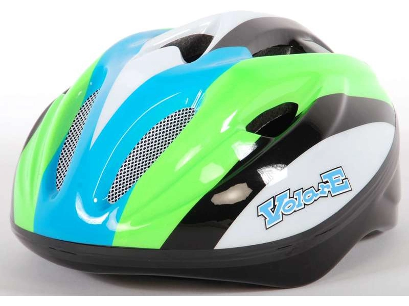 Volare – detská prilba Deluxe 51 – 55 cm červená, modrá, biela