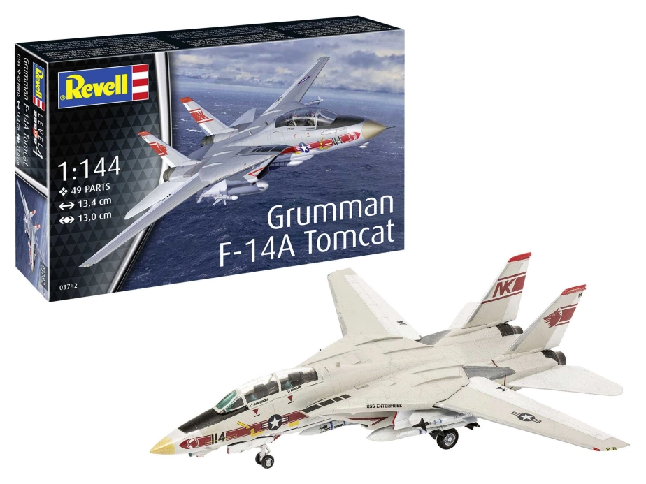 Plastic ModelKit lietadlo 03782 - Grumman F-14A Tomcat (1:144)