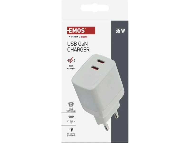 Napájací adaptér GaN PD 35W USB (napájanie)