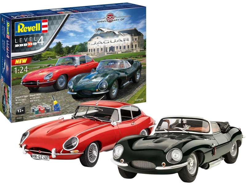 Revell 100 rokov Jaguaru (1:24) (darčeková sada)