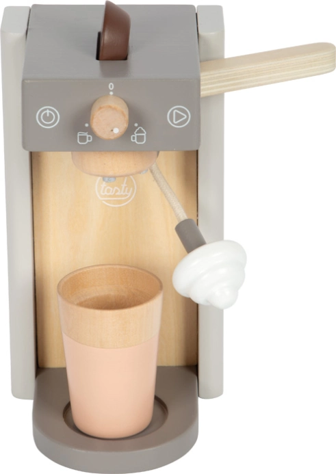 small foot Drevený kávovar s príslušenstvom Tasty sivý – poškodený obal