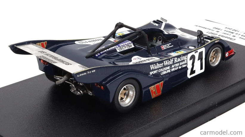 Trofeu Cheetah G601 Spider Team Racing Fans N 21 24h Le Mans 1980 Marc Frischknecht - Sandro Plastina - Mario Luini 1:43 Blue