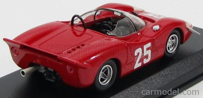 Best-model Fiat Abarth 2000 N 25 Winner Nurburgring 1969 T.hezemans 1:43 Red