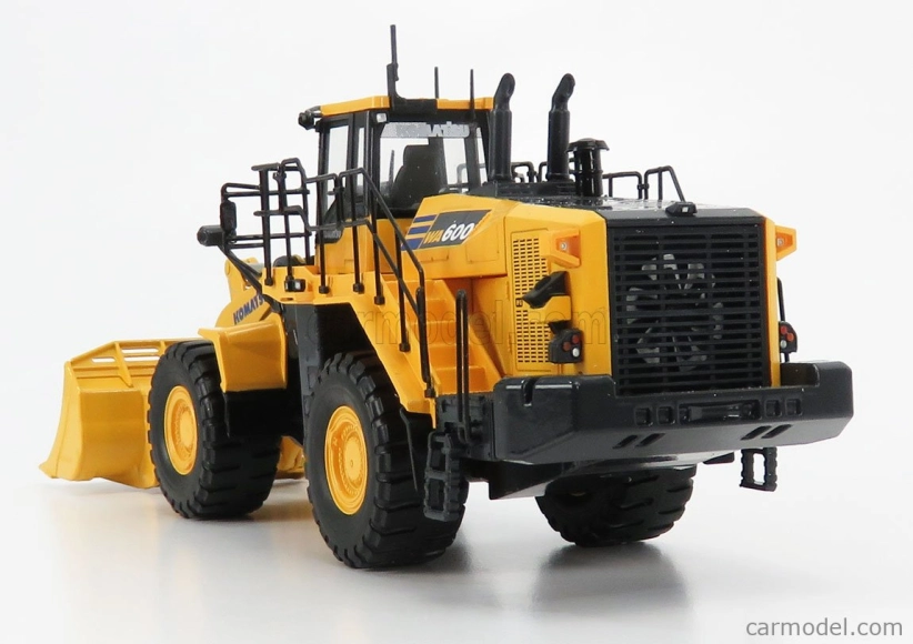 Universal hobbies Komatsu Wa600 Ruspa Gommata - škrabací traktor 1:50 žltá čierna