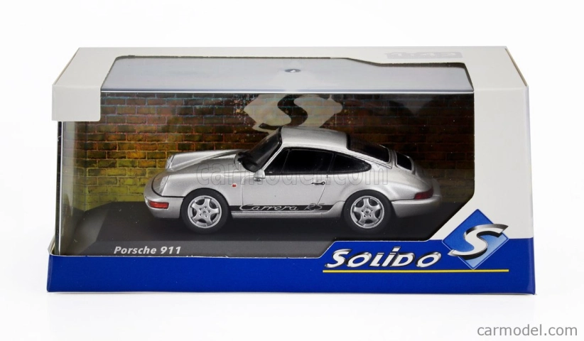 Solido Porsche 911 964 Rs Coupe 1994 1:43 Silver