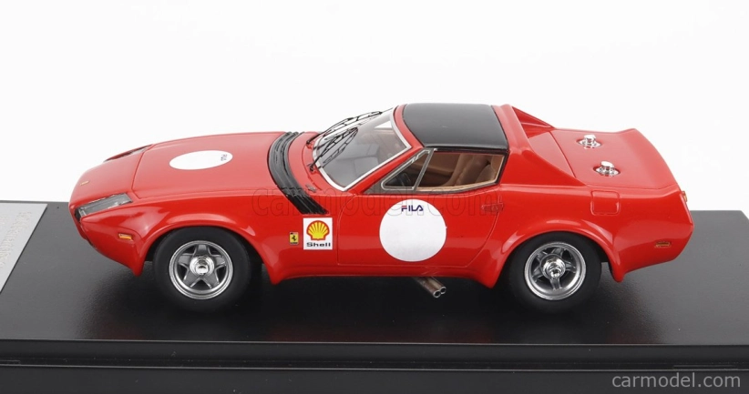 Modely v mierke Matrix Ferrari 365 Gtb/4 Nart N 0 Michelotti 1974 1:43 Červená