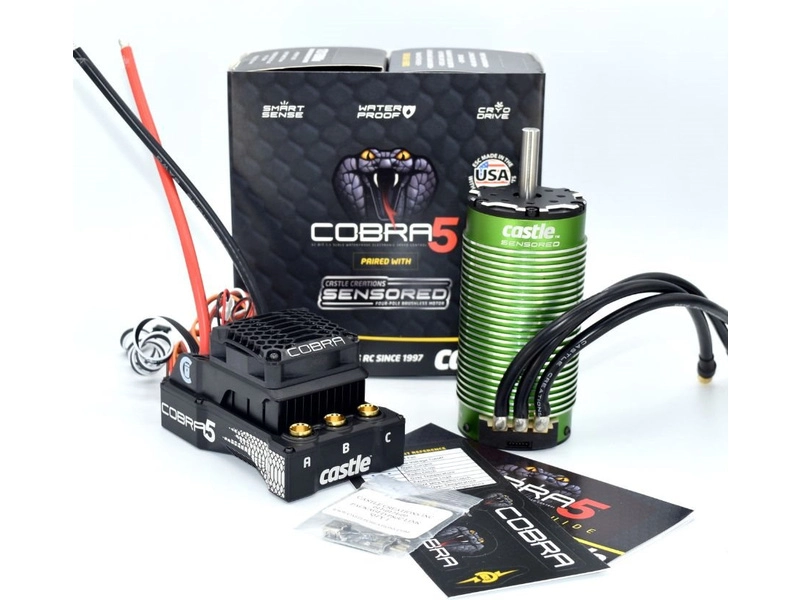 Castle motor 2028-1100ot/V, reg. Cobra 5