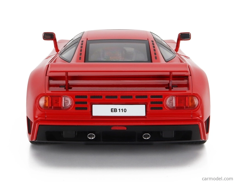 Bugatti Eb110 1991 v mierke 1:12 Červená