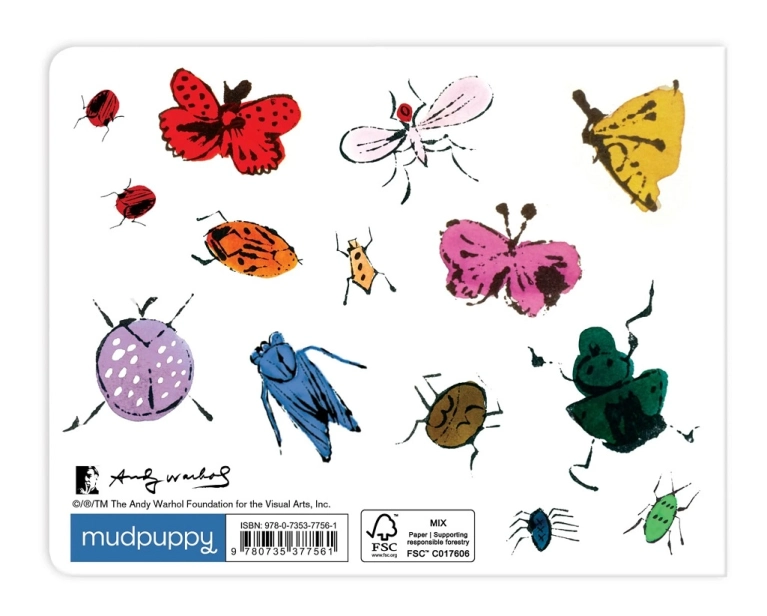 Mudpuppy Kniha Andy Warhol - Barvy