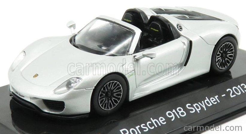Edicola Porsche 918 Spyder 2013 - Con Vetrina - With Showcase 1:43 Silver