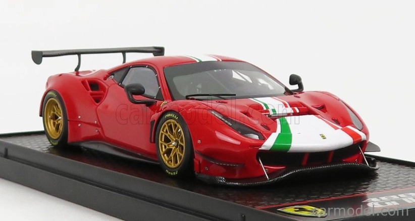 Bbr-models Ferrari 488 Gt Modificata 2020 1:43 Rosso Corsa 322 - červená