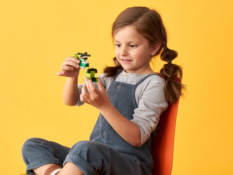 LEGO Classic - Zelené kreatívne kocky
