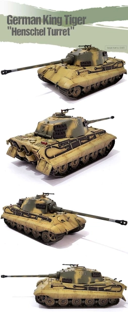 Model Kit tank 13423 - German King Tiger "Henschel Turret" (1:72)