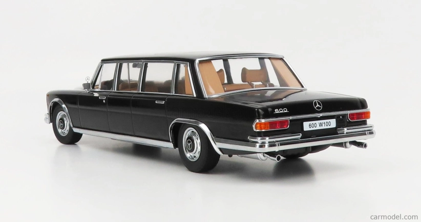 Mercedes benz triedy S 600 Lwb Pullman (w100) 1964 1:18 čierny
