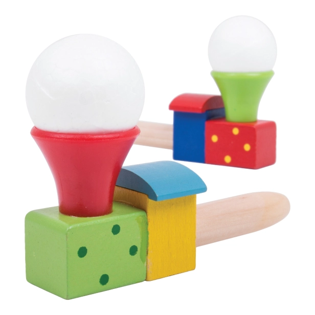 Bigjigs Toys Fúkacia lokomotíva s balónikom 1 kus