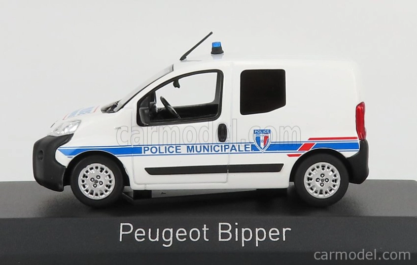 Norev Peugeot Bipper Police Municipale 2009 1:43 Biela