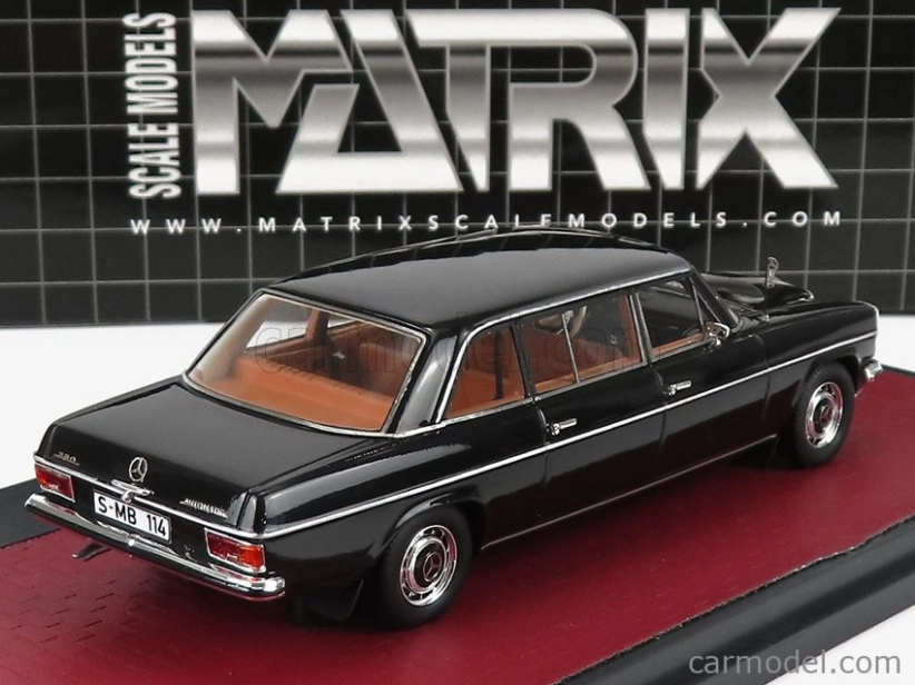 Modely v mierke Matrix Mercedes benz V114 Pollmann 1969 1:43 Black