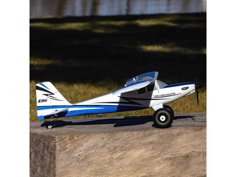 BAZAR - RC letadlo E-flite Turbo Timber Evolution 0.70m SAFE Select BNF Basic