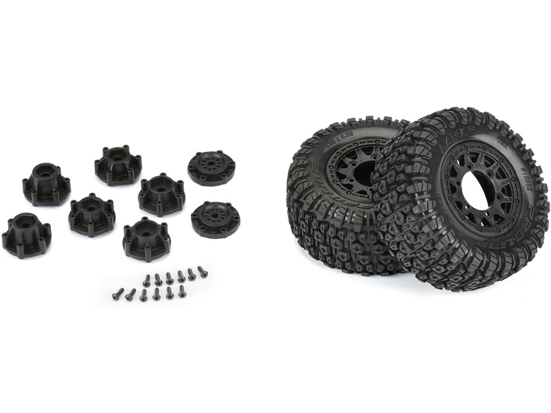 Pro-Line kolo s pneu 2.2/3.0" Aztek SC M2, disk černý Raid 6x30 H12 a H14: Slash, Senton