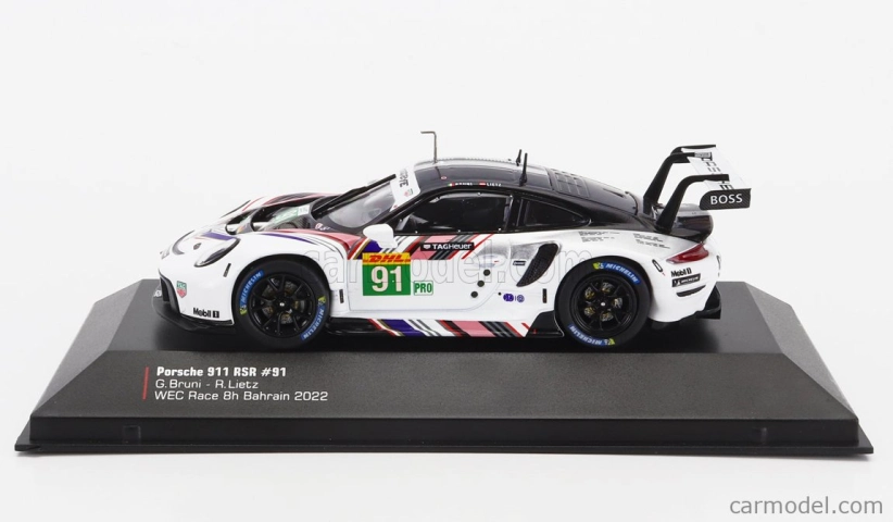 Ixo-models Porsche 911 Rsr-19 Goodbye Team Porsche Gt N 91 Last Race Wec 8h Bahrain 2022 Gianmaria Bruni - Richard Lietz 1:43 Biela čierna