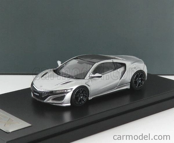 LCD model Honda Nsx 2017 1:64 strieborná