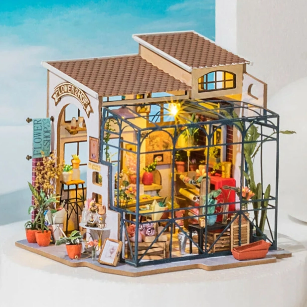 RoboTime miniatúrny domček Kvetinárstvo - poškodený obal