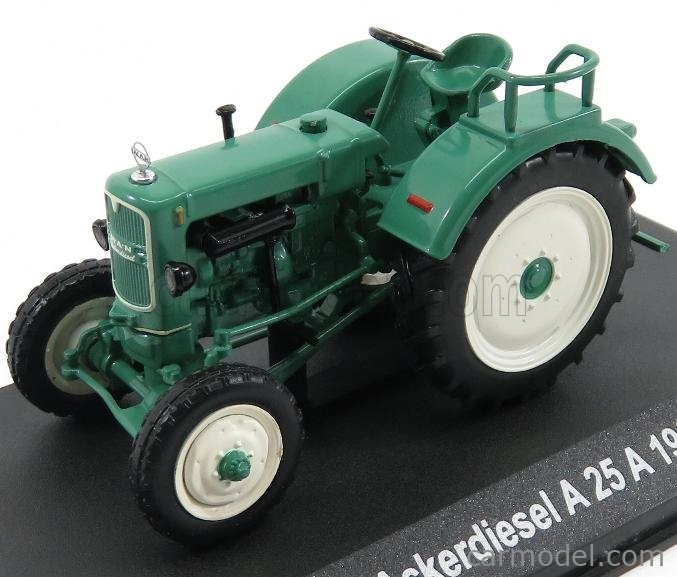 Edicola MAN Ackerdiesel A25a Tractor 1956 - Con Vetrina - S vitrínou 1:43 Zelená biela