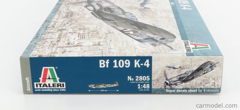 Italeri Masserschmitt Bf 109 K-4 Caccia Lietadlo 1936 1:48 /
