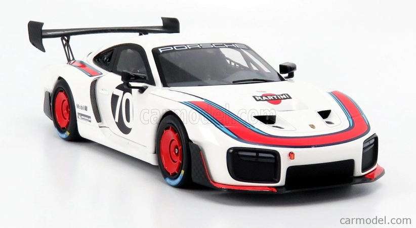 Minichamps Porsche 935 N 70 Martini Racing Spectrum Edition - Base 911 991-2 Gt2 Rs Coupe 2018 1:18 Bielo-červená