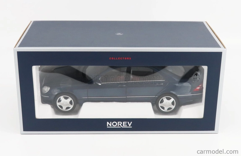 Norev Mercedes Benz S-class S55 Amg (w220) 2000 1:18 Blue Met