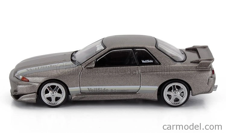 Mini-gt Nissan Gt-r (r32) Veilsaid Rhd 2011 1:64 Sivá
