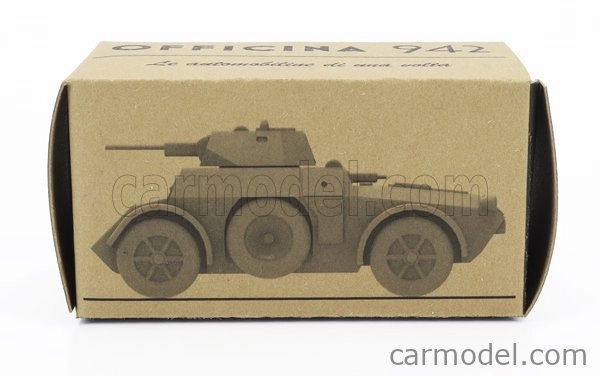 Officina-942 Fiat Ansaldo Tank Ab43 Autoblindo 1943 1:76 Vojenská zelená