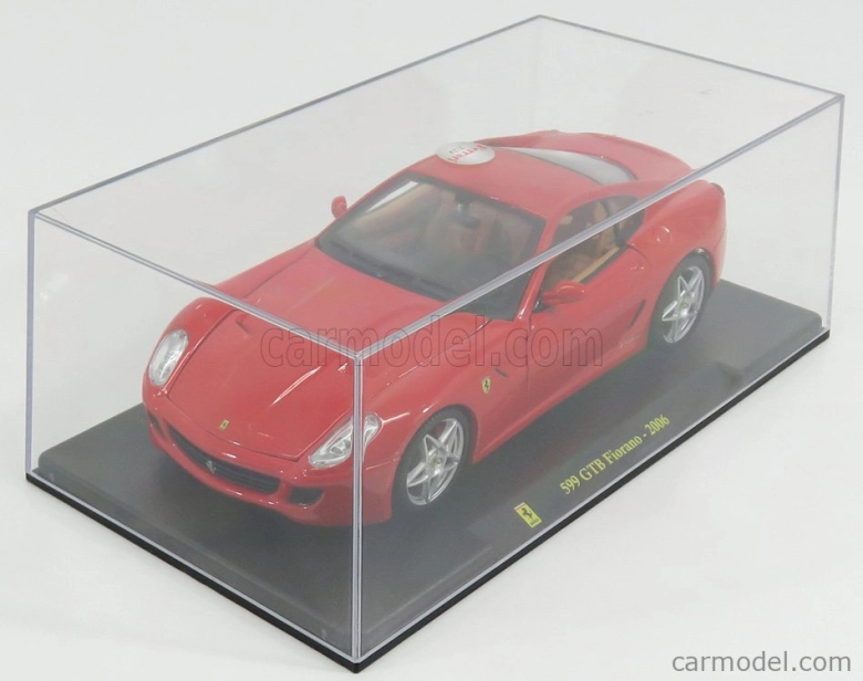 Edícia Ferrari 599 Gtb Fiorano 2006 - Con Vetrina - S vitrínou 1:24 červená