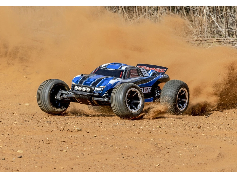 RC auto Traxxas Rustler 1:10 RTR s LED osvětlením, zelená