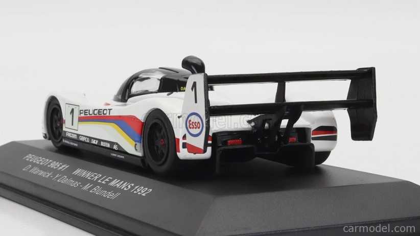Ixo-models Peugeot 905 Evo1bis Team Peugeot Talbot Sport N 1 Winner 24h Le Mans 1992 D.warwick - Y.dalmas - M.blundell 1:43 Bílá Černá