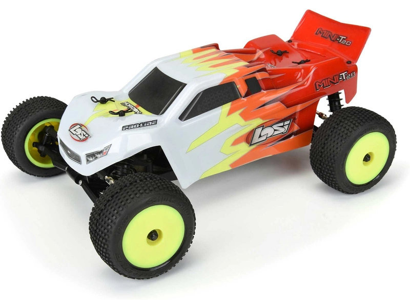 Kolesá Pro-Line 1:18, pneumatiky Hole Shot, žltý disk H8 (2) (Losi Mini-T)