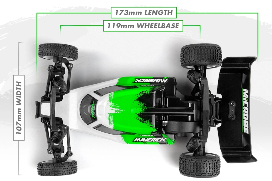 Maverick Microbe 1/24th Buggy - zelená