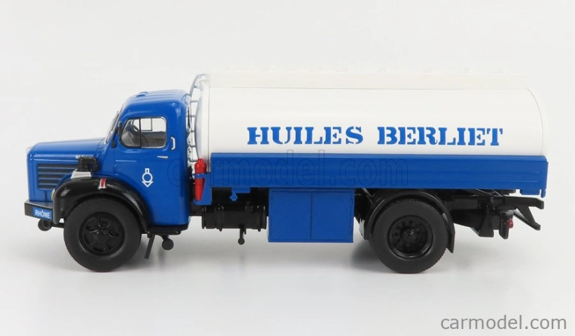 Edicola Berliet Glr8m2 Cisterna Huiles Berliet 1960 1:43 Modrá biela