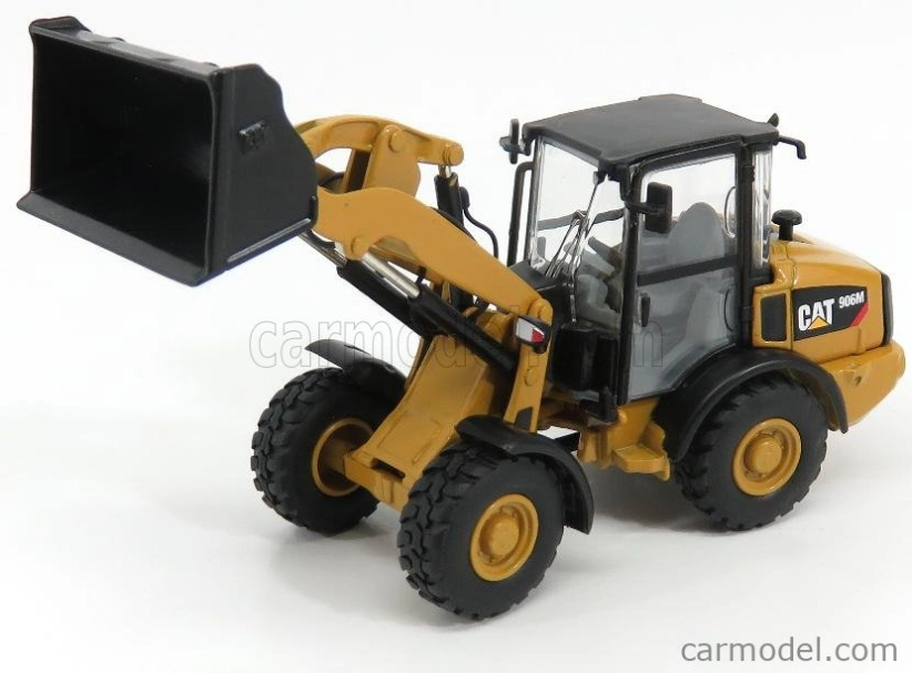 Dm-models Caterpillar Cat906m Ruspa Gommata - Scraper Tractor Wheel Loader 1:50 Žlutá Černá